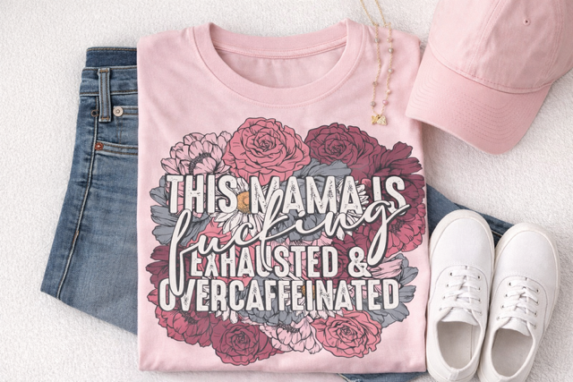 Exhausted Mama Tee